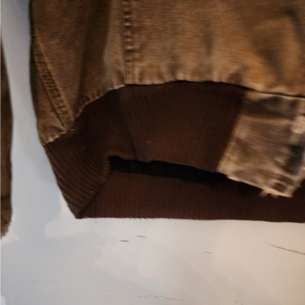 Vtg y2k Carhartt Thermal-Lines Hooded Active Jacket Chestnut J25 CHT Men’s 2XLT - Picture 5 of 12